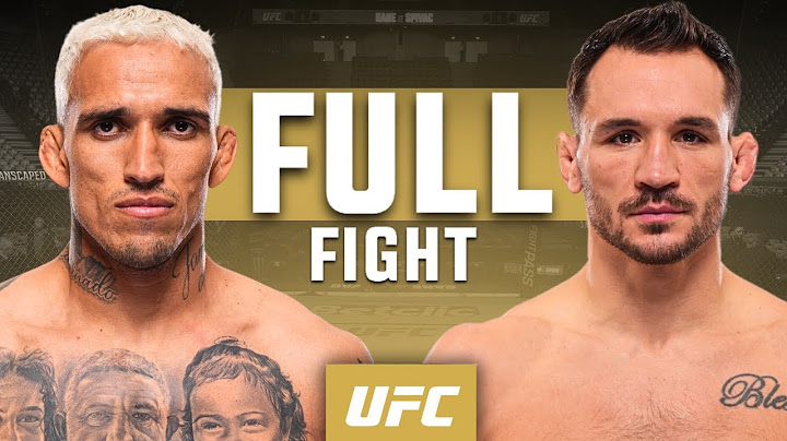 Charles Oliveira vs Michael Chandler 1 | Full Fight | UFC 317