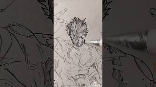 I Drew Ryomen Sukuna – King of Curses 👹🔥 | Dark Anime Art