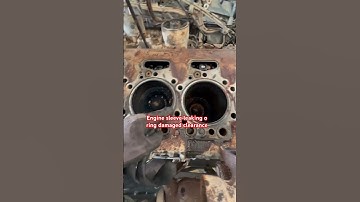 Engine head sleeve leaking issue, o ring damaged engine coolant water leaking always repair of engin