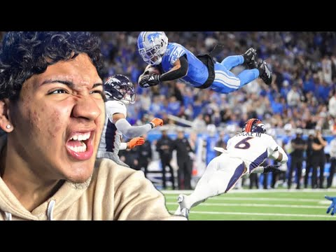 Detroit Lions Vs Denver Broncos Reaction | FULL GAME HIGHLIGHTS - YouTube
