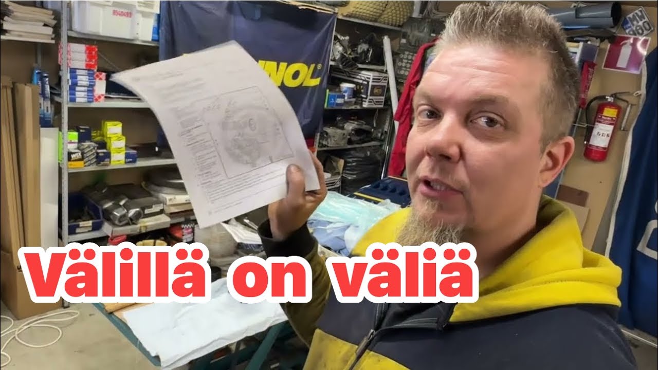 VR6 MOOTTORI | Laakerivälyksen mittaus palstigagella