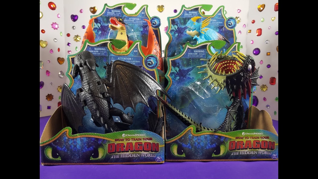 How To Train Your Dragon 3 Toy Dragons Action Figures