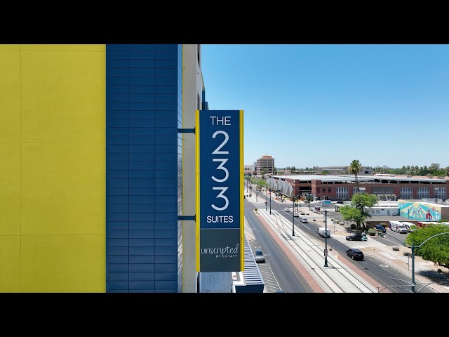 The 233 Suites - Unscripted by Hyatt is now open in downtown Mesa - YouTube