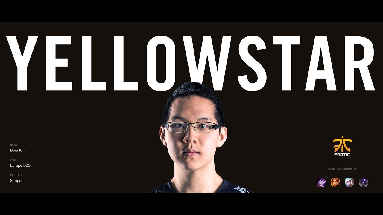 LoL Top20 Pro Players - №8 Fnatic YellOwStaR