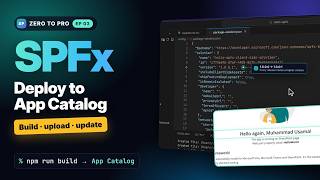Deploy SPFx Web Part to the App Catalog: Build, Upload & Update (2026) | Zero to Pro EP03