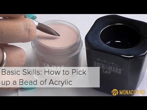 Basic Nail Skills: How to Pick up a Bead of Acrylic