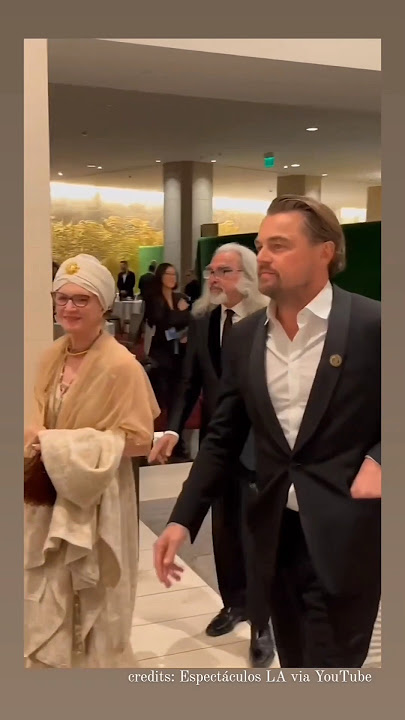 Leonardo DiCaprio and his Parents 2024