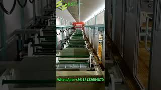 Automatic barrrel type zinc plating plant site shows.