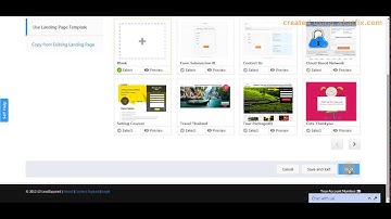 How to create and publish Landing Page