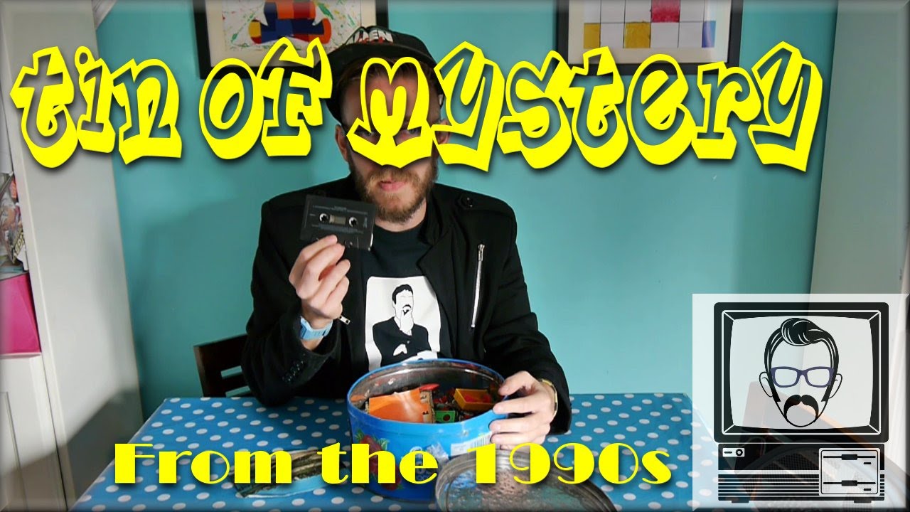 90's Time Capsule Mystery Box / Old Tin Inspection | Nostalgia Nerd