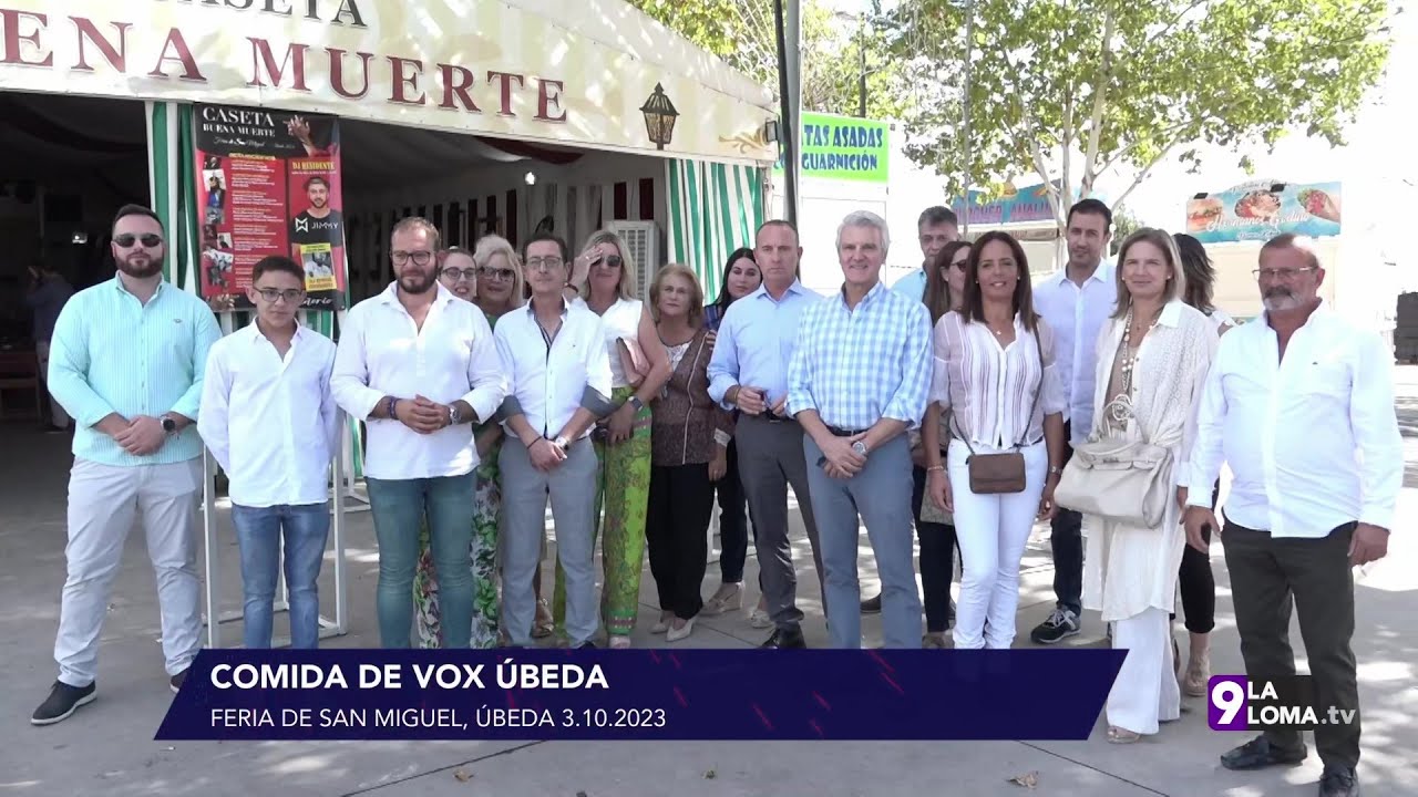 Feria de Úbeda 2023 · Comida de convivencia de VOX