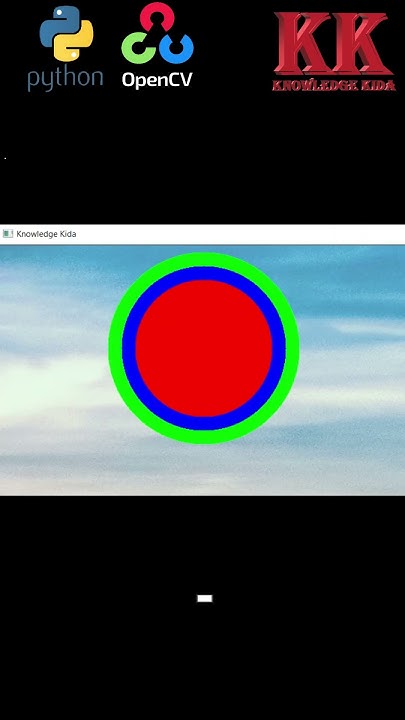Draw circle using opencv || Opencv Python Draw Circle || Opencv Python ...
