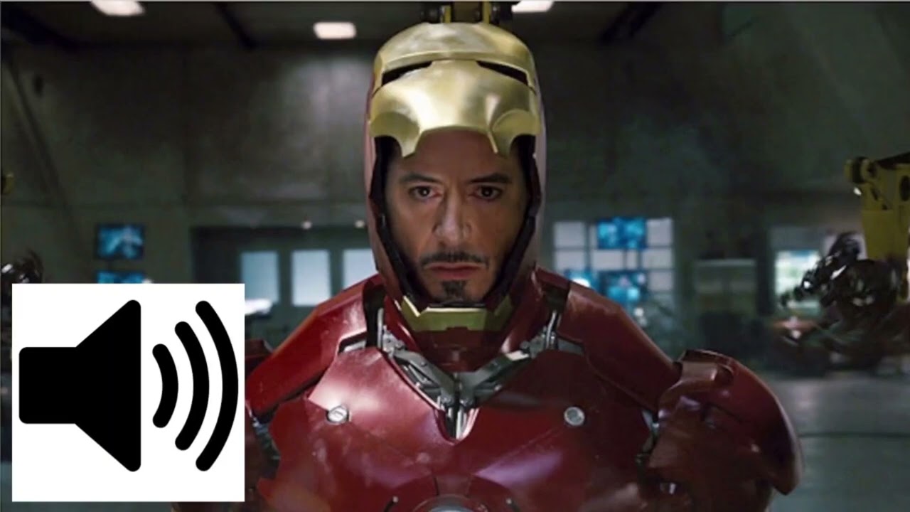 Iron man helmet close/open sound effect 🔊