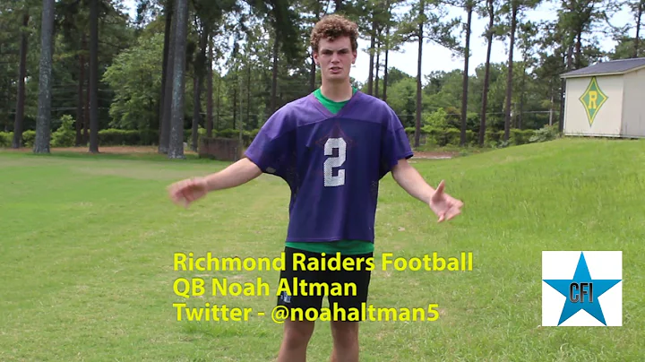 CFI Summer Visit - Richmond Raiders QB Noah Altman