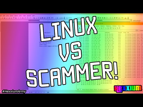 LINUX VS. MICROSOFT SUPPORT SCAMMER!