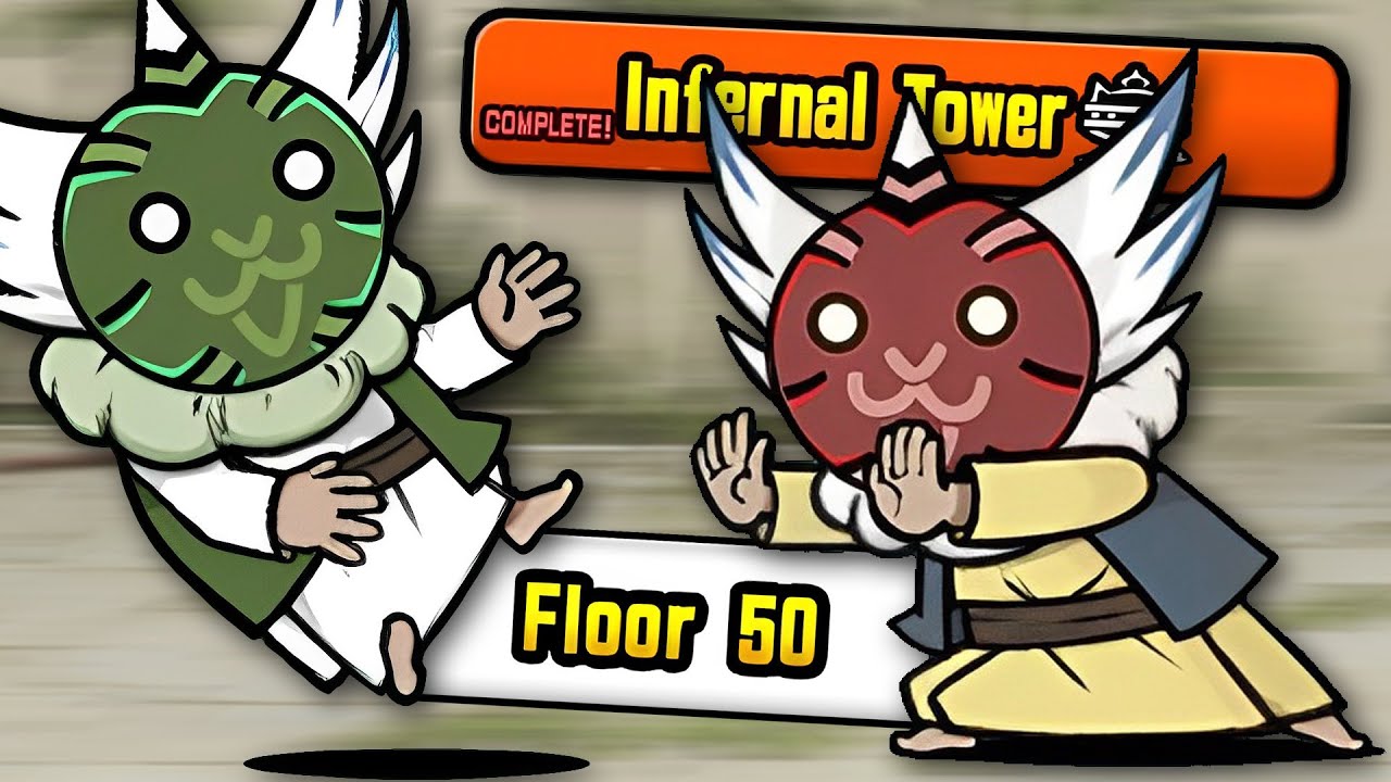 Defeating INFERNAL TOWER vs Esoteric Uril! (Battle Cats)