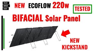 NEXTGEN BIFACIAL EcoFlow 220w BiFacial Solar Panel EcoFlow NextGen 220w solar panel