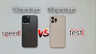 iphone 13 promax vs iphone 12 promax speed test comparison