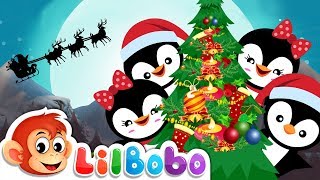 Jingle Bells | Little Bobo - Nursery Rhymes | Flickbox Kids Songs | Penguin Cartoon