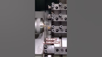 How to Use Y-Axis 4+4 Live Tools on a CNC Lathe | Electrical Component Machining Demo  #cnc