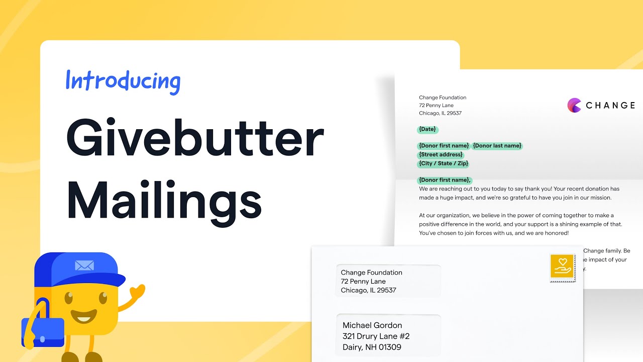 Meet Givebutter Mailings YouTube meet-givebutter-mailings-youtube