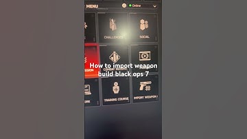 How to import weapon build black ops 7