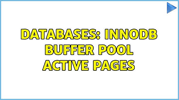 Databases: InnoDB buffer pool active pages