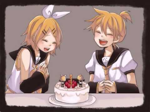 鏡音リンレンの誕生日を祝ってみました