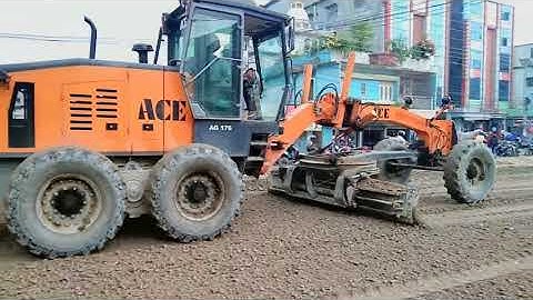 ACE Motor Grader|Soil Compactor|Working Video