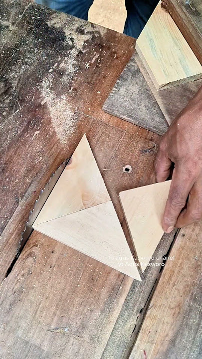 cara mudah dan kreatif #woodworking