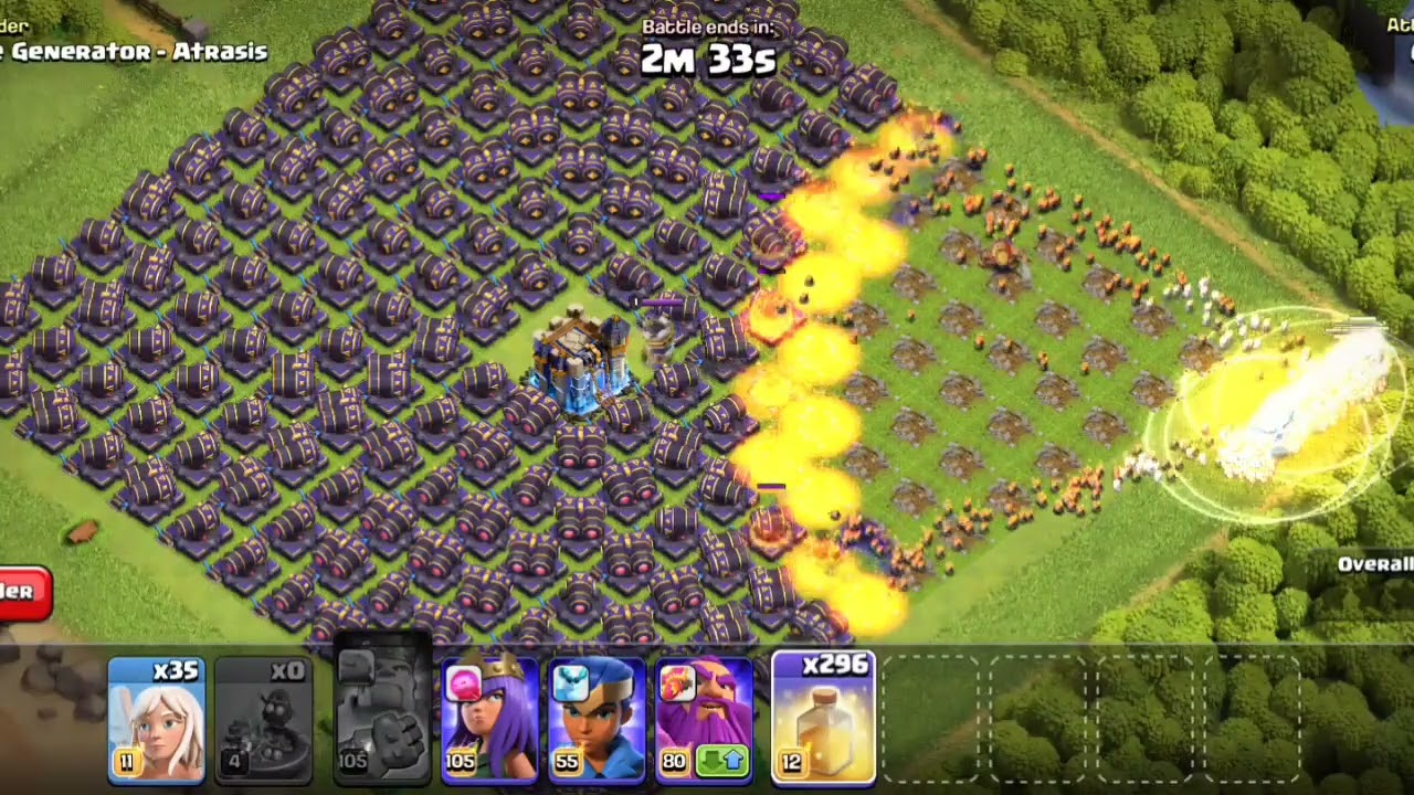 100 Cannon VS 100 Furnace | Coc Challenge | Happy Byte Heroes 