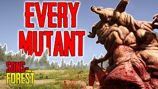 ALL MUTANTS from Sons Of The Forest EA | Showcase
