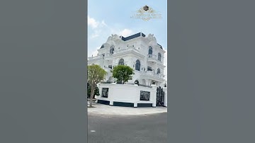 Hình ảnh thực tế biệt thự 3 tầng tân cổ điển tại An Giang #xuhuong #thicongbiethtu #biethu