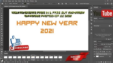 How To Create Fade In & Fade Out Animation On Adobe Photoshop CC 2020
