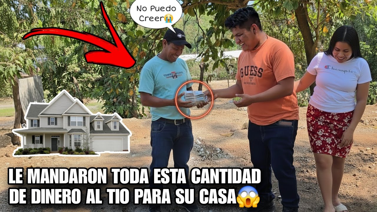 Santo Dios El TIO Hoy Empezara a Construir Su Casa😱Suscriptora Le Manda Esta Suma De Dinero💵