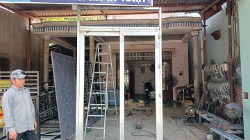 Cách LÀM CỬA TRƯỢT QUAY chi tiết từ A_Z/phúc thiên vlog 6