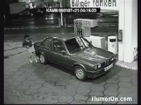 woman filling gas