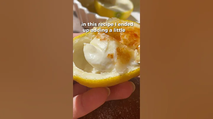 Spring lemon possets recipe for episode 9 of my lemon series #lemondessert #lemonrecipe #lemonposset