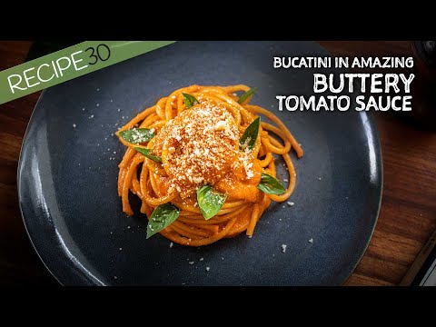 How can a buttery tomato pasta taste so good!
