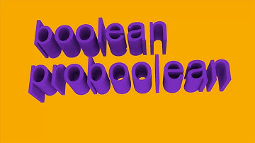 Булевы операции  Boolean  ProBoolean  3d max