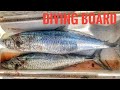 The big mama king mackerel catched on diving board