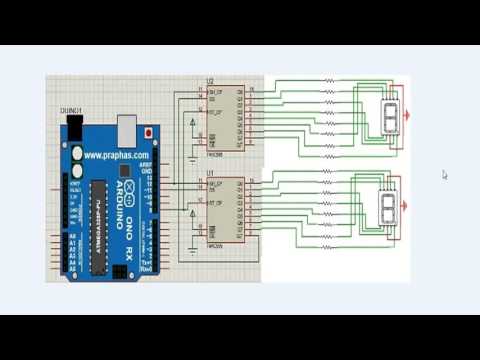 arduino 7 segment 2 หลัก video