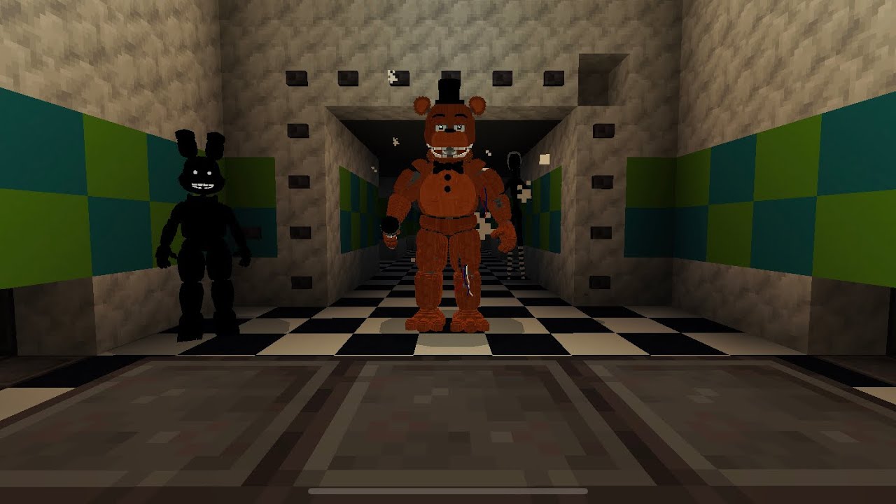 Fnaf Multiverse Betav1 MCPE Addon release (Download in description ...