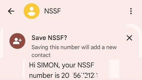 Hoe u uw NSSF-nummer via sms ontvangt (stap-voor-stap handleiding)