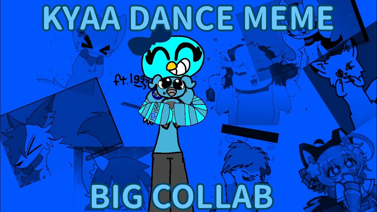 (10+ contém luzes piscantes coloridas) KYAA DANCE MEME (BIG COLLAB) Ft. Iggy