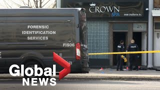 A deadly attack at toronto erotic massage parlour three months ago is
now being treated as an act of terrorism after police allegedly
uncovered evidence it...