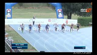 Alessandro Garofoli Campione Italiano Master 50 2021 dei 100m