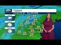 Video: Showers possible on cooler day