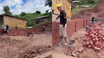 🔴 【小唐的老挝媳妇阿珍】10.16直播：给老挝老丈人建房  唐爸和姑父砌墙手艺高超  速度快到飞起