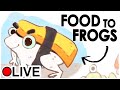 Turning FOOD into FROGS?! | Draw with Me